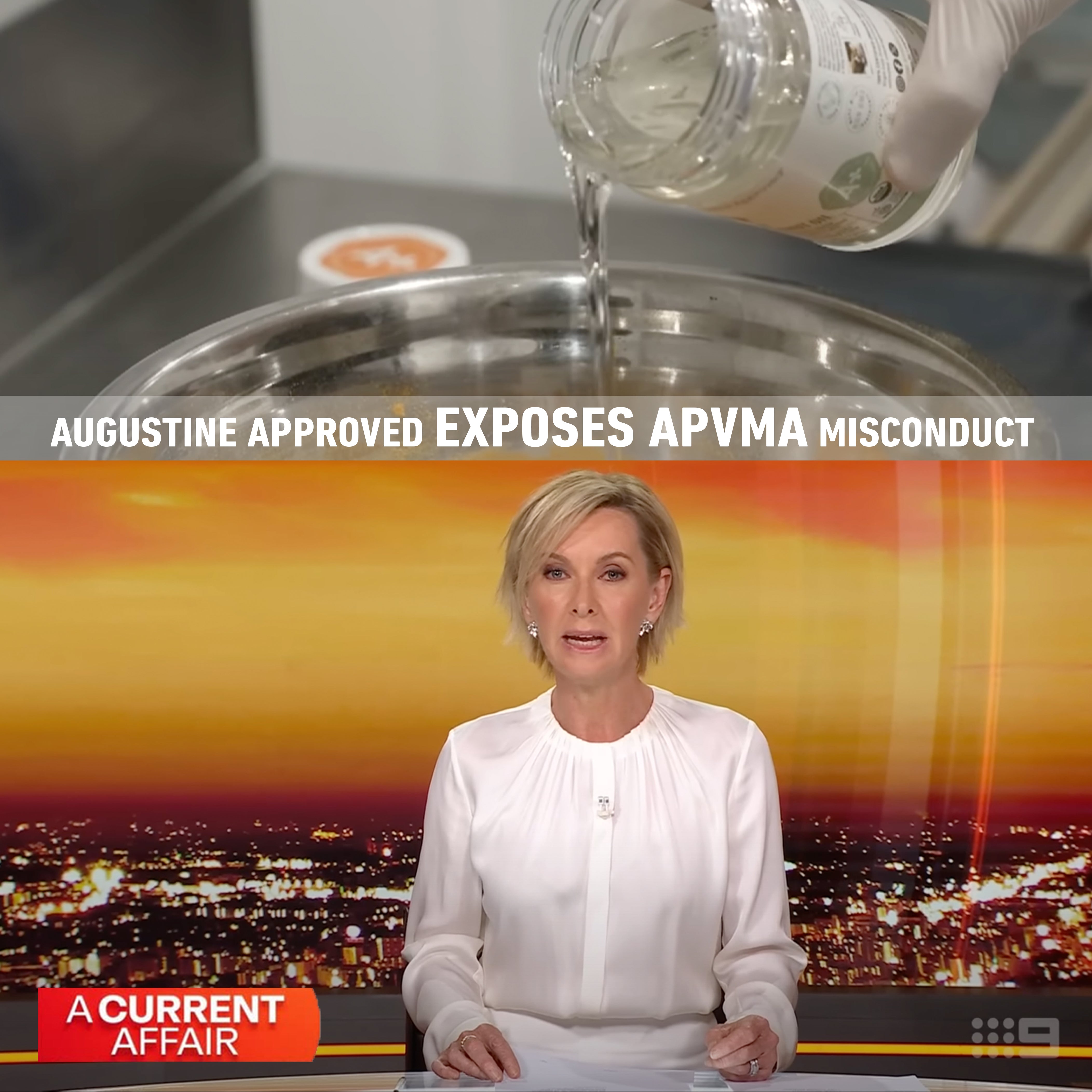 Augustine Approved Exposes APVMA Misconduct — FOI Documents Release Following “A CURRENT AFFAIR” Story