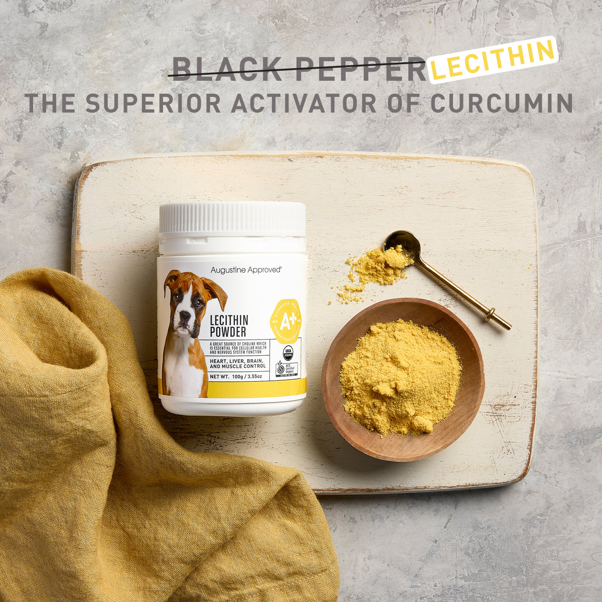 Lecithin - The Superior Activator of Curcumin