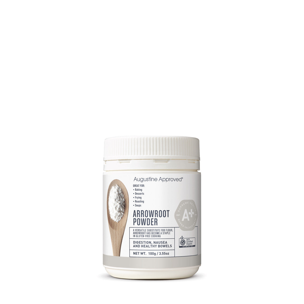 Arrowroot Re Certified Organic Arrowroot Powder 100g – Augustine Approved